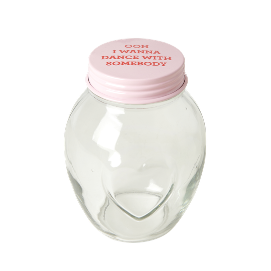 Rice - Glass Jar w. Lid - Large