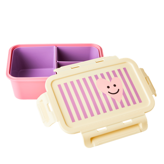 Rice - Lunchbox with 3 Inserts Happy Heart Print
