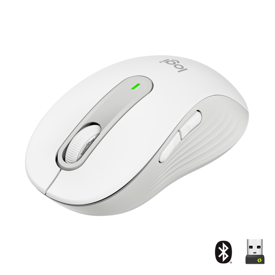 Logitech - M650 Signature - Wireless Mouse - White