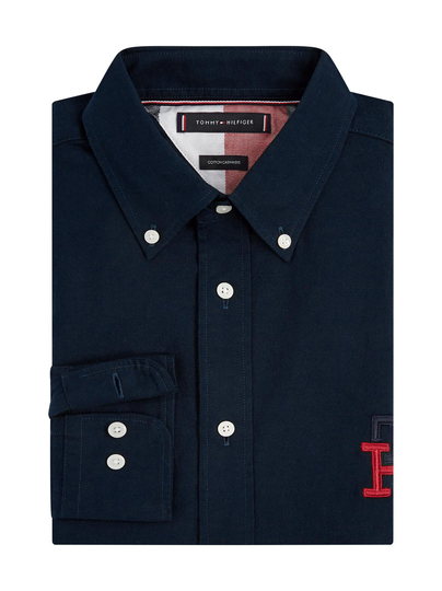 Monogram regular fit -kauluspaita