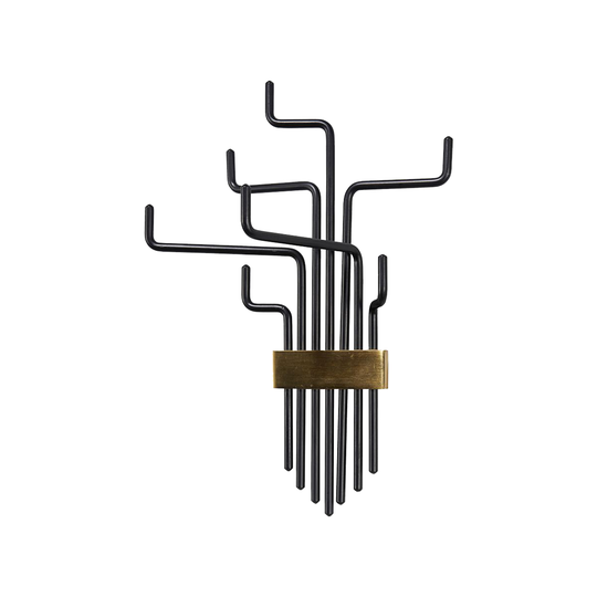 House Doctor - Pipes Hooks - Black (203661221)