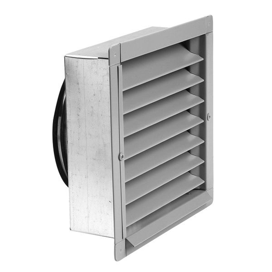 ABC Vent ABC-YG/GL Ritilä sinkinharmaa, liitäntärasialla Ø 160 mm