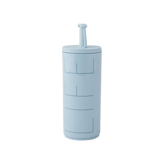 Design Letters - Travel Life Straw Cup 500 ml - Light Blue