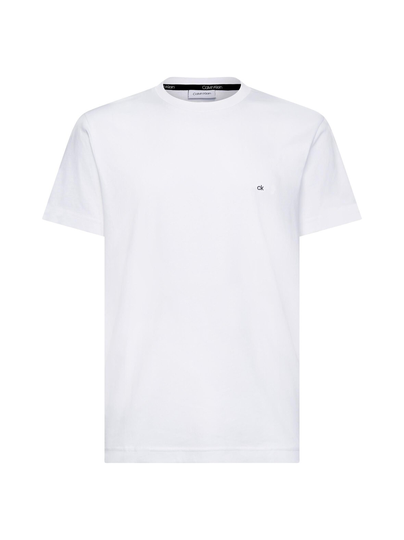 Cotton logo embroidery t-shirt -paita