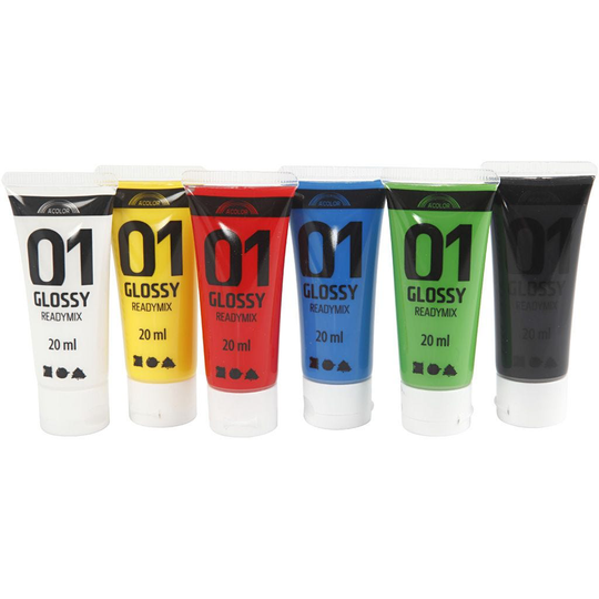 A-Color - Acrylic Paint - Glossy (6 x 20 ml)