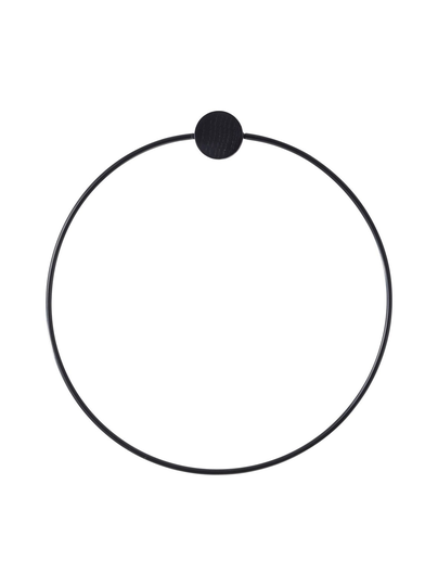 Black towel hanger -pyyheteline
