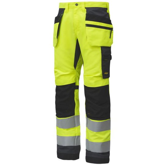 Snickers 6230 AllroundWork Työhousut huomiotakki, keltainen C44