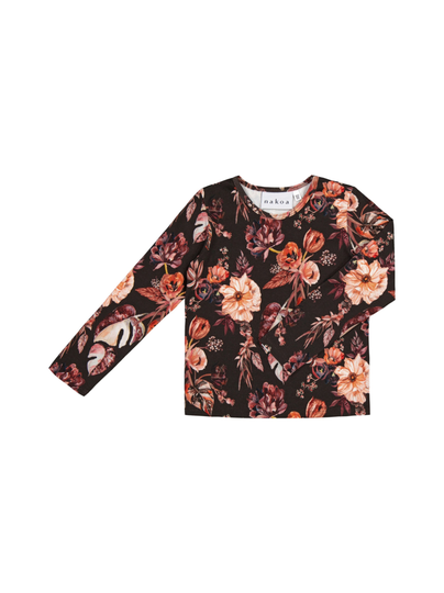 Basic print paita, harvest poppies