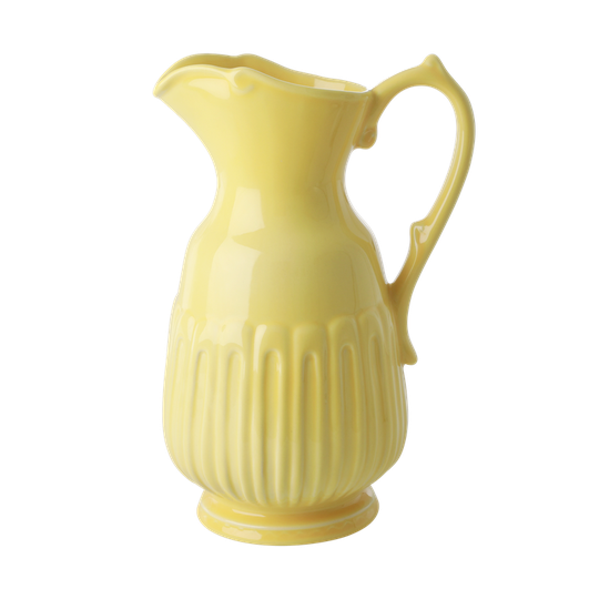 Rice - Ceramic Jug - Bright Yellow