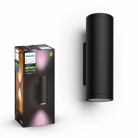 Philips Hue - Appear Wall Light - Hue Outdoor - White&Color Ambiance
