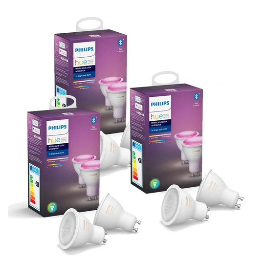 Philips Hue - 3xGU10 2-Pack - Color Ambiance - Bundle