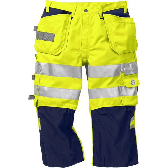 Fristads 2027 PLU Piraattihousut huomiokeltainen/laivastonsininen C54