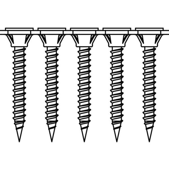 Bosch 2608000547 Nauhoitettu kipsiruuvi 3,9x25 mm