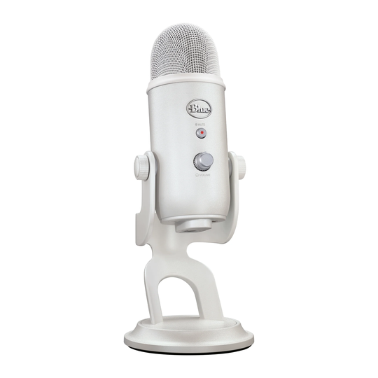 Blue - Mic Yeti Aurora Collection USB Mic White Mist